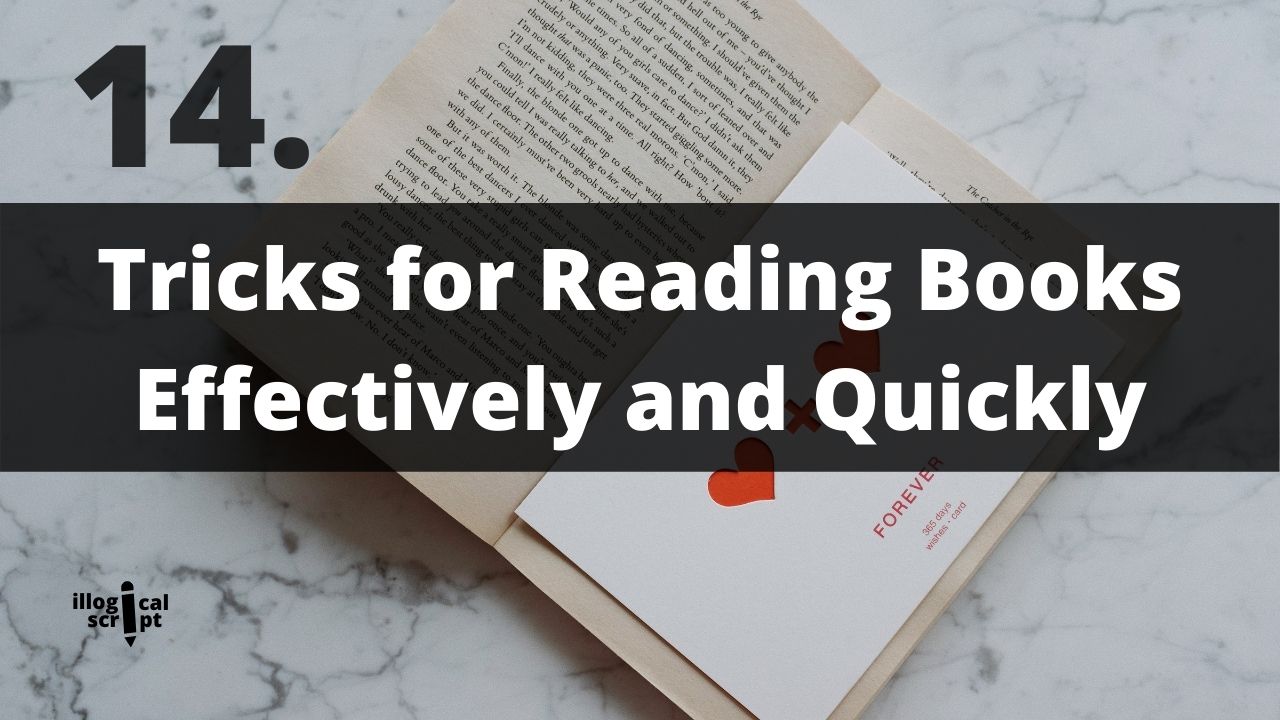 14 Tricks for Reading Books Effectively and Quickly