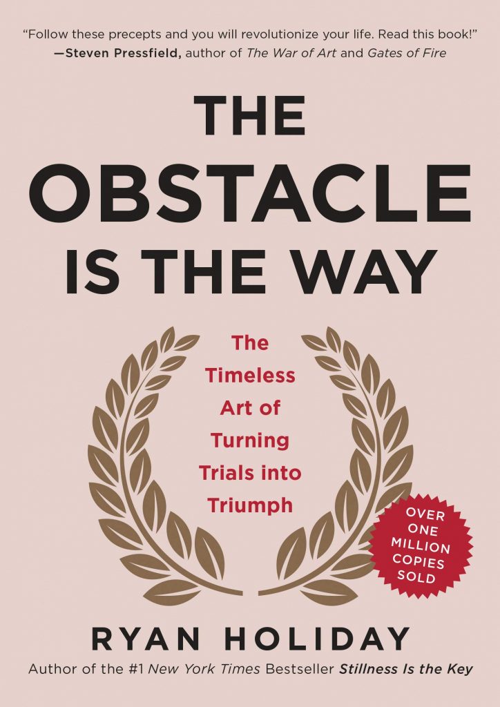 The picture of a book,  The Obstacle is the Way