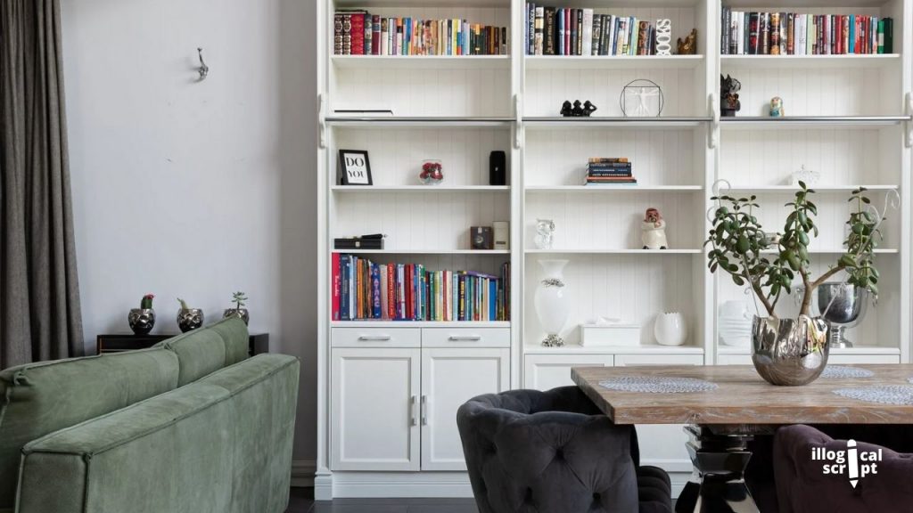 Floor-To-Ceiling Bookshelves