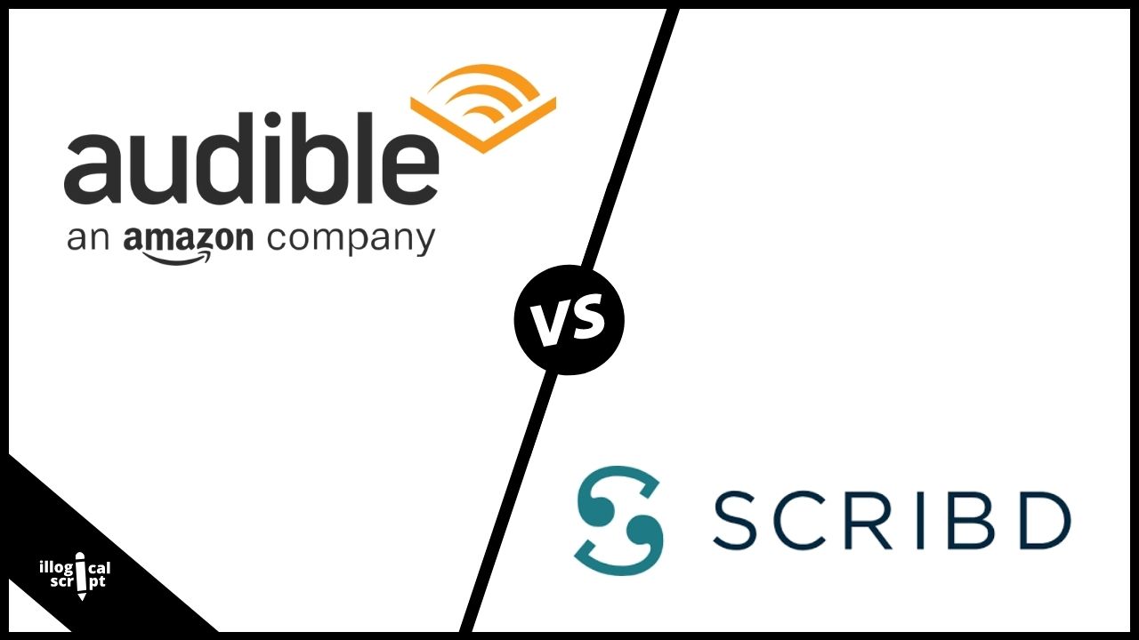 Audible vs scribd feature image