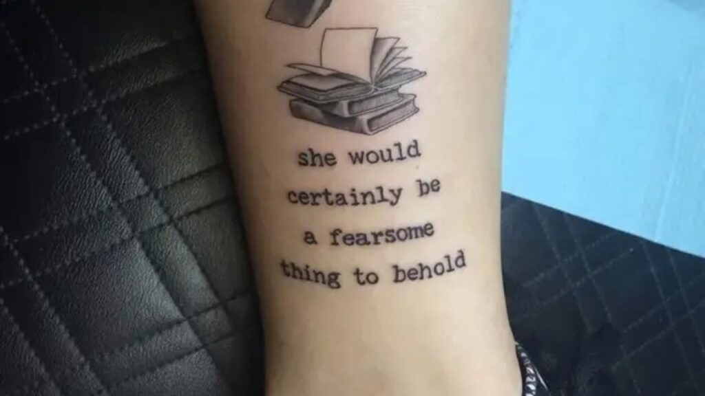 quotes book tattoo