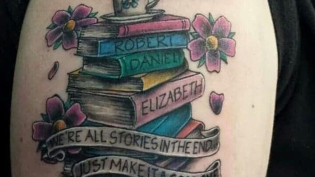 31 Crazy Book Tattoos That Will Make You Look Cool 