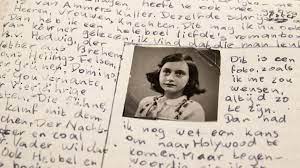 a page from anne frank's diary