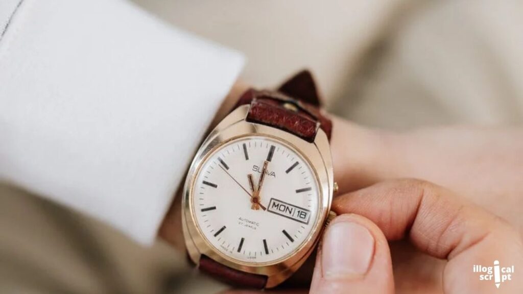 a men's wrist watch