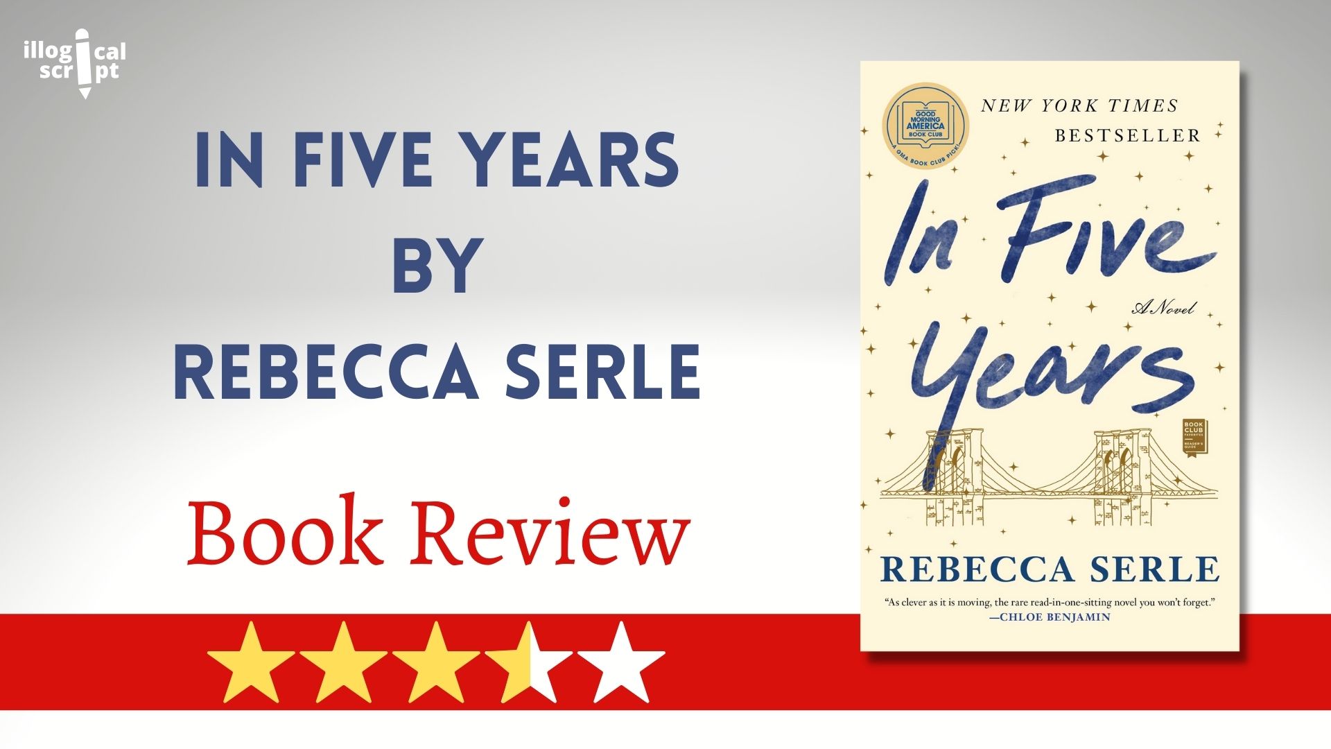 Book Review_ In Five Years by Rebecca Serle, Feature Image