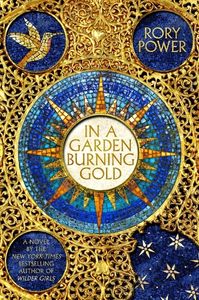 in a garden burning gold book cover
