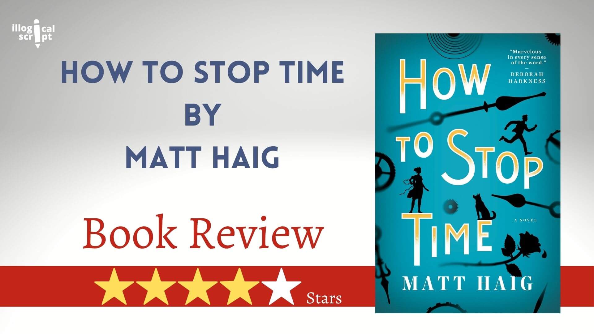 Book Review_ How to Stop Time by Matt Haig, Feature Image