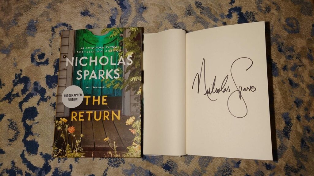 signature on book