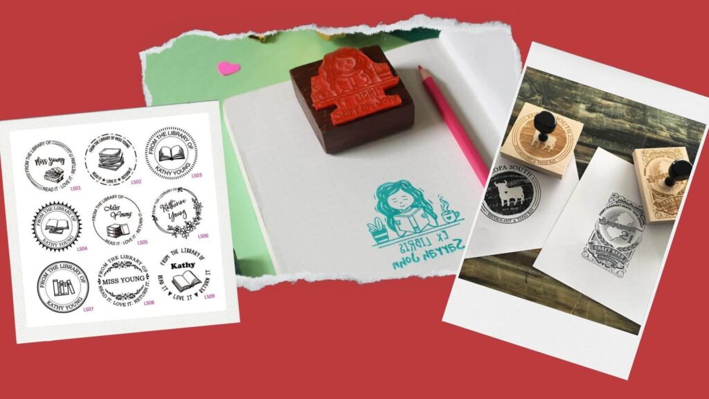 book stamp Image. | Gift Ideas For Library Lovers