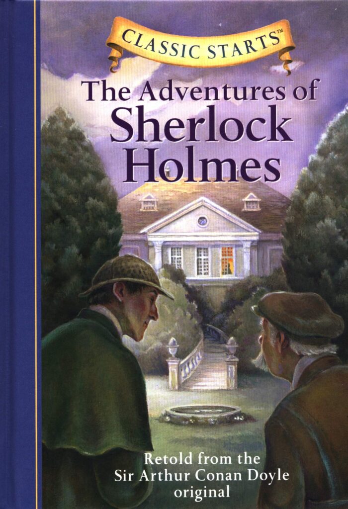 The Adventure of Sherlock Holmes by Sir Arthur Conan Doyle cover image | Novels for Beginners to Improve English