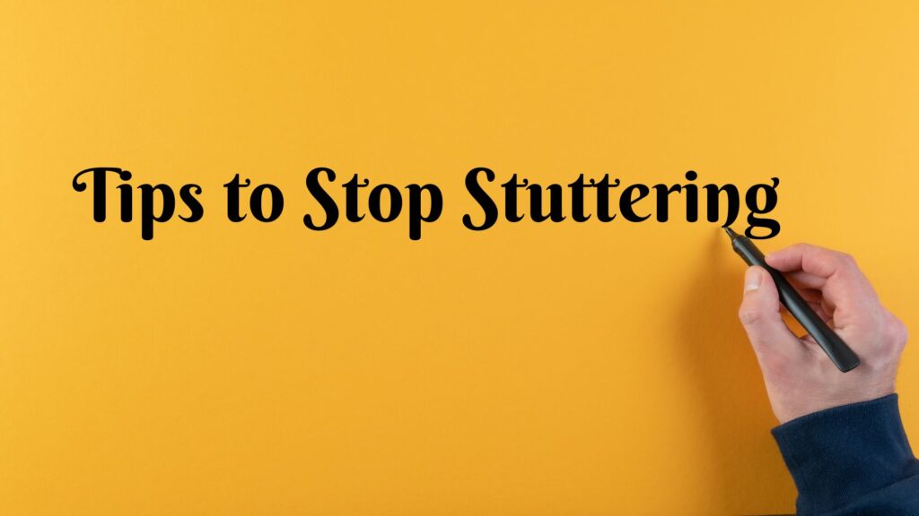 Tips to stop stuttering  Cover image