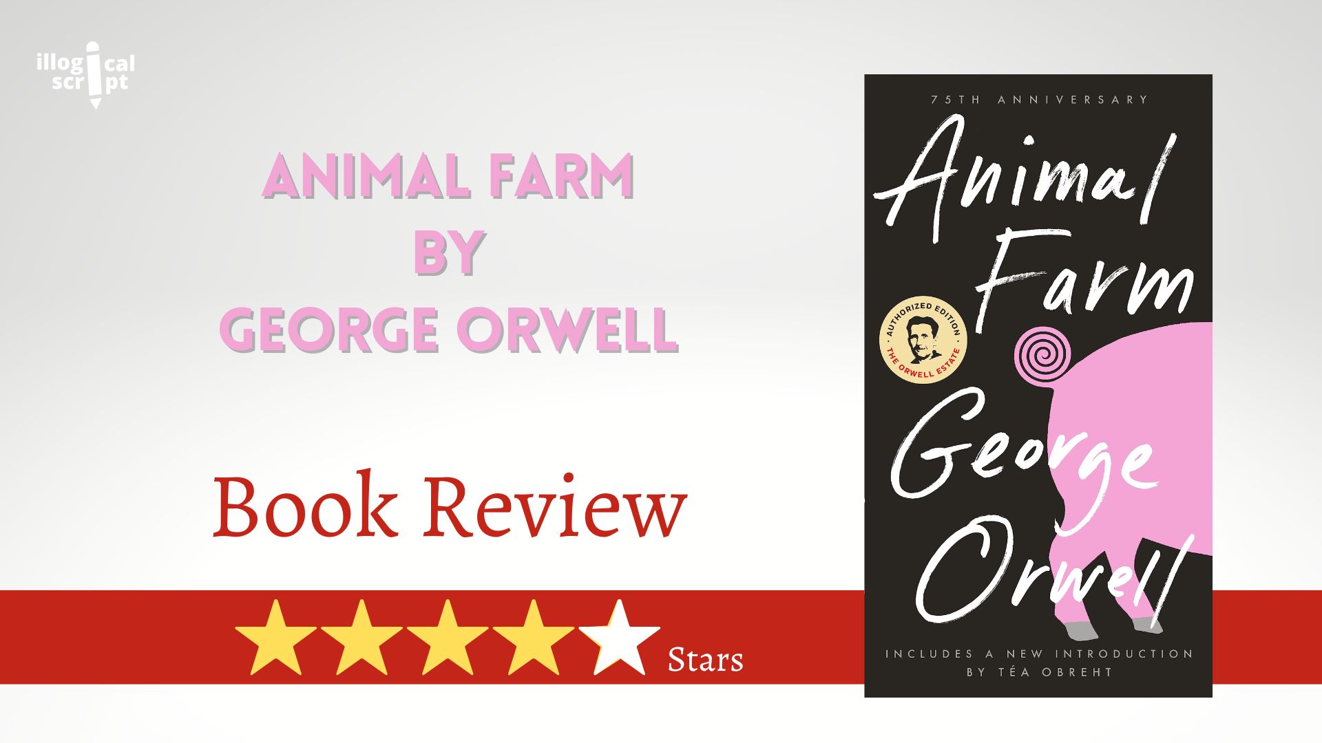 Book Review_ Animal Farm by George Orwell Feature Image